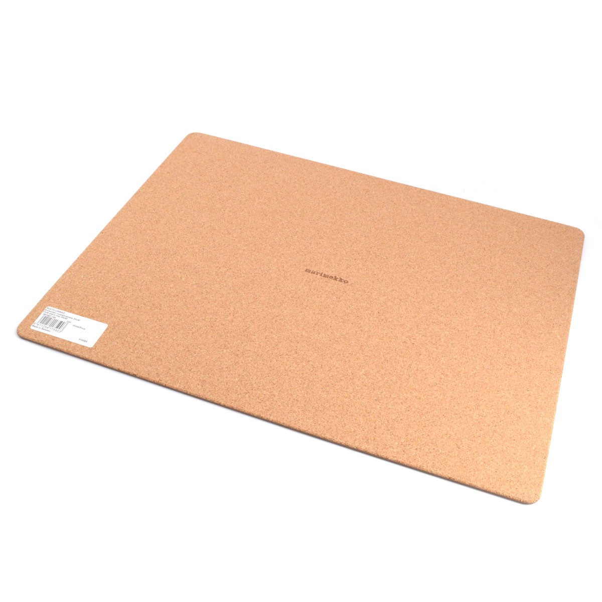 マリメッコ marimekko 067487 190 white/grey RUUTU-UNIKKO CORK PLACE MAT コルク プレイスマット