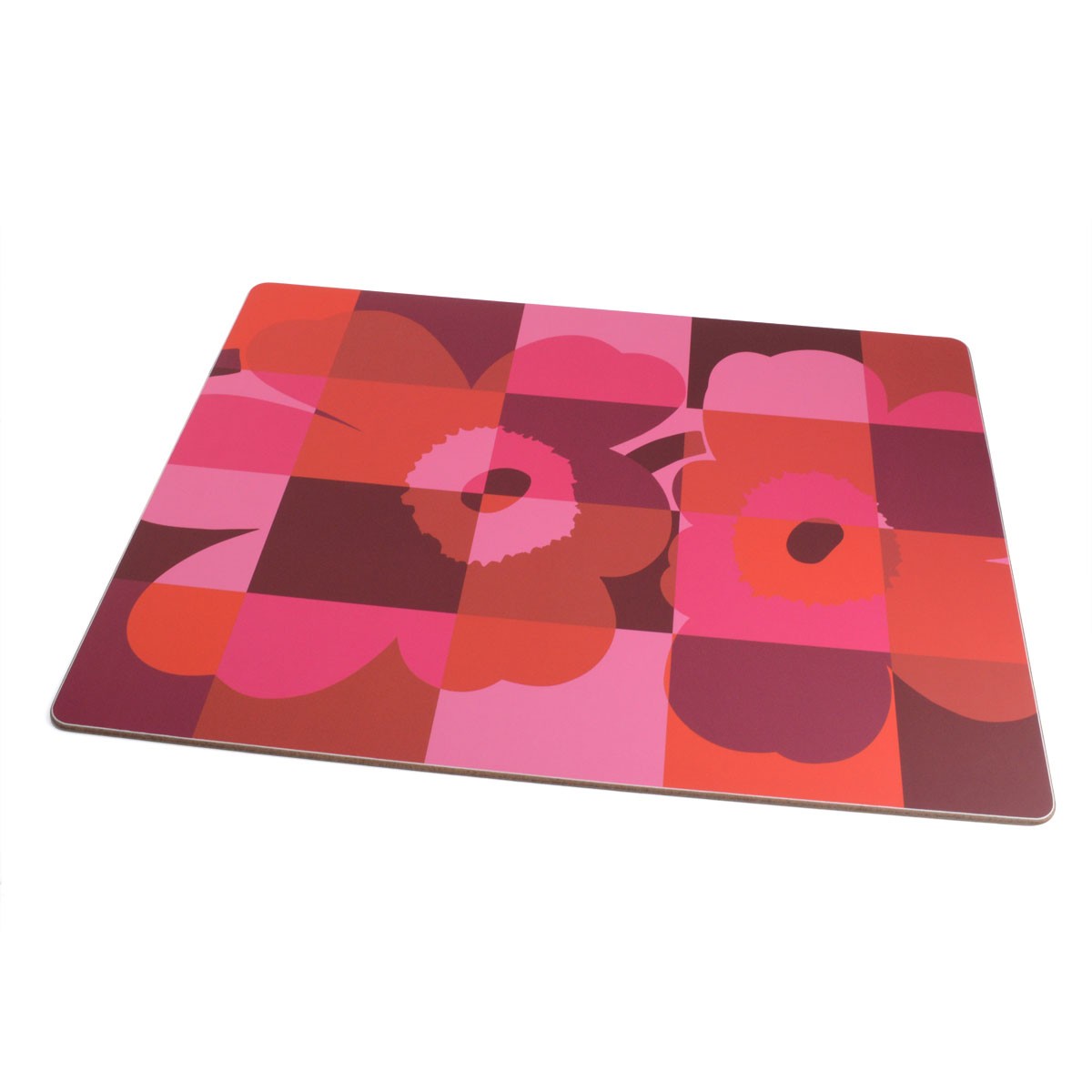 マリメッコ marimekko 067487 330 red/pink RUUTU-UNIKKO CORK PLACE MAT コルク プレイスマット