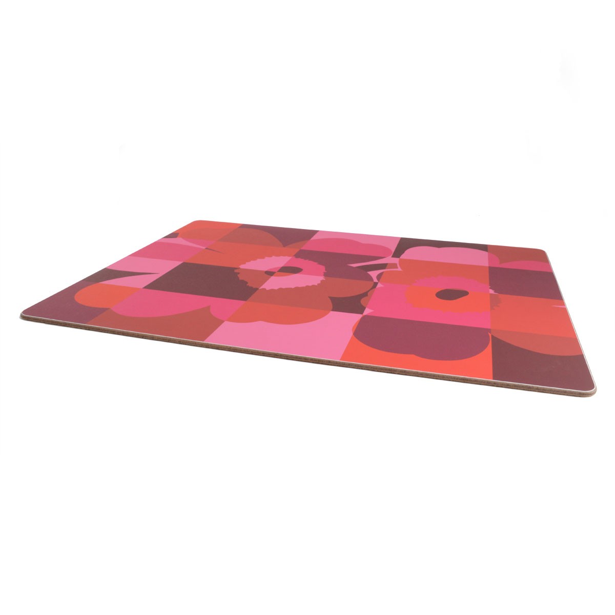 マリメッコ marimekko 067487 330 red/pink RUUTU-UNIKKO CORK PLACE MAT コルク プレイスマット