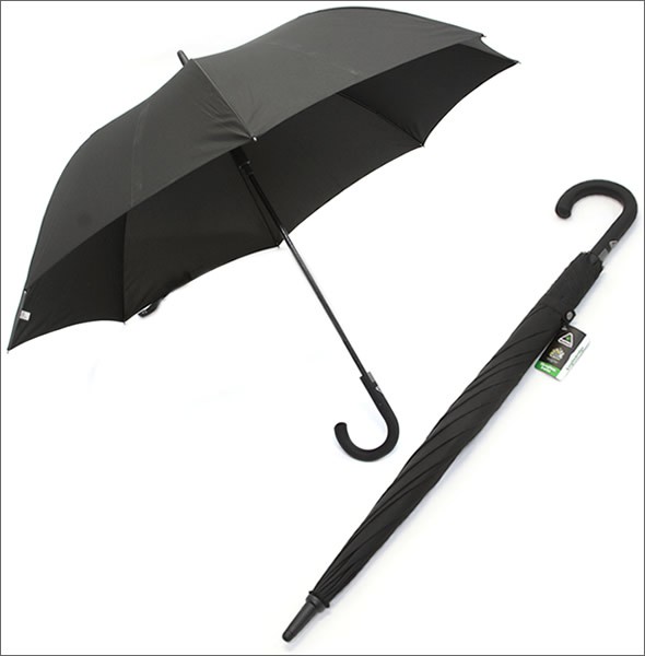 フルトン G828 015773 Knightsbridge-1 Black メンズ ワンタッチ ジャンプ傘 自動開き 長傘 ナイツブリッジ アンブレラ