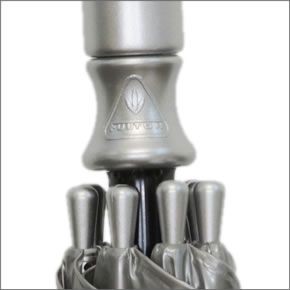 フルトン L041 015599 Birdcage-1 Silver バードケージ ビニール傘 長傘 エリザベス女王ご愛用モデル 鳥かごのようなドーム型のフォルムが魅力的なアンブレラ