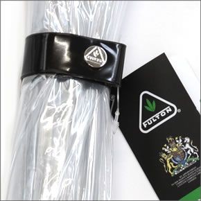 フルトン L041 015605 Birdcage-1 Black バードケージ ビニール傘 長傘 エリザベス女王ご愛用モデル 鳥かごのようなドーム型のフォルムが魅力的なアンブレラ