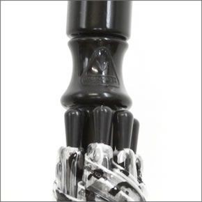 フルトン L042 024751 Birdcage-2 Damask Black バードケージ ビニール傘 長傘 エリザベス女王ご愛用モデル 鳥かごのようなドーム型のフォルムが魅力的なアンブレラ