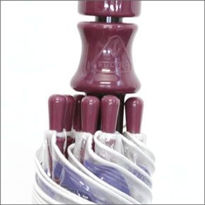 フルトン L042 026991 Birdcage-2 Brush Spot バードケージ ビニール傘 長傘 エリザベス女王ご愛用モデル 鳥かごのようなドーム型のフォルムが魅力的なアンブレラ