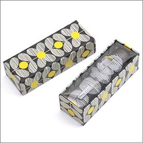 フルトン L749 025840 Microslim Gift Box Daisy Stem Navy 「Orla Kiely」オーラカイリー コラボモデル 専用BOX付 コンパクト 折りたたみ傘 アンブレラ