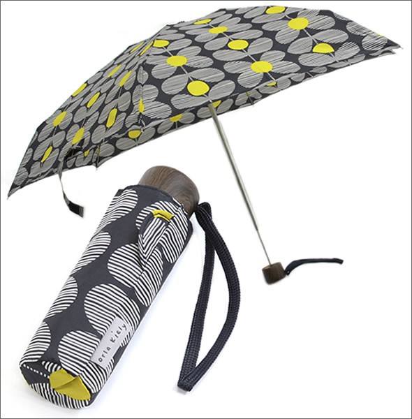 フルトン L749 025840 Microslim Gift Box Daisy Stem Navy 「Orla Kiely」オーラカイリー コラボモデル 専用BOX付 コンパクト 折りたたみ傘 アンブレラ