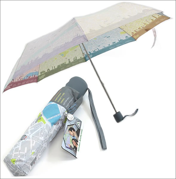 フルトン L761 022498 Brollymap London Map ブローリーマップ ロンドンマップ 市街地図 デザイン 折りたたみ傘 アンブレラ