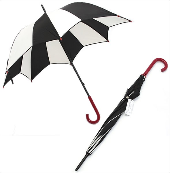 フルトン L764 023938 Kensington-2 Harlequin 「Lulu Guinness」ルルギネス コラボモデル 星型デザイン バイカラー ハーレークイーン 長傘 手動 スティック傘 アンブレラ
