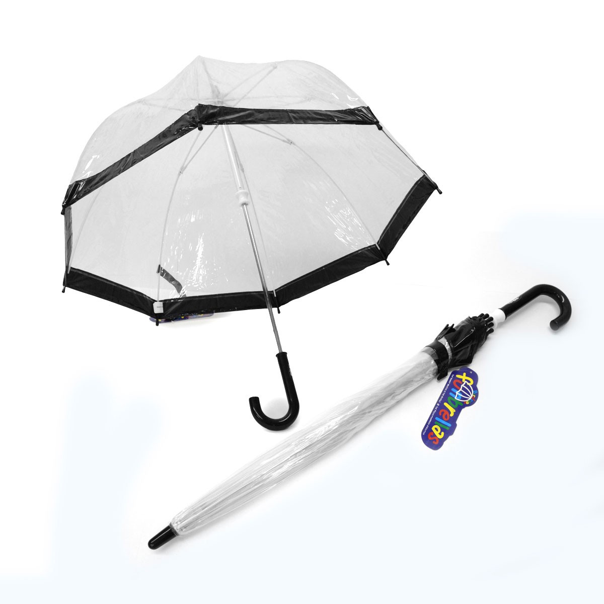 フルトン Fulton C603 004517 Funbrella-2 Black 子供用 キッズ用 ビニール傘 長傘 バードケージ ミニ アンブレラ 英国王室御用達ブランド