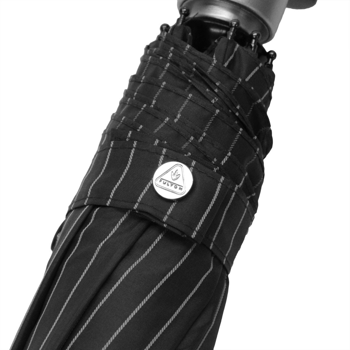 フルトン Fulton G818 014936 Chelsea-2 City Stripe Grey 折りたたみ傘 アンブレラ 英国王室御用達ブランド