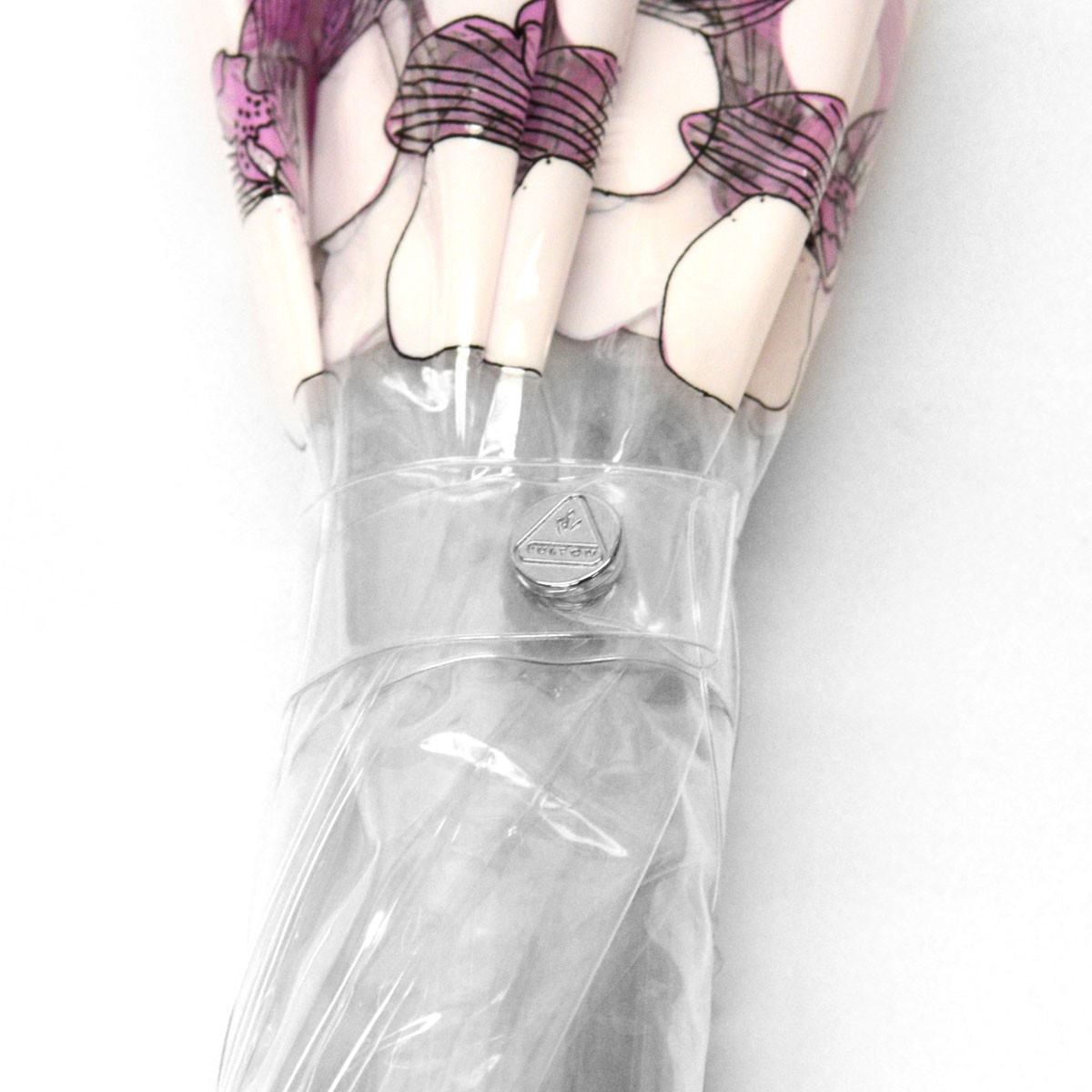 フルトン Fulton L042 028308 Birdcage-2 Orchid Fayre バードケージ ビニール傘 長傘 エリザベス女王ご愛用モデル 鳥かごのようなドーム型のフォルムが魅力的なアンプレラ