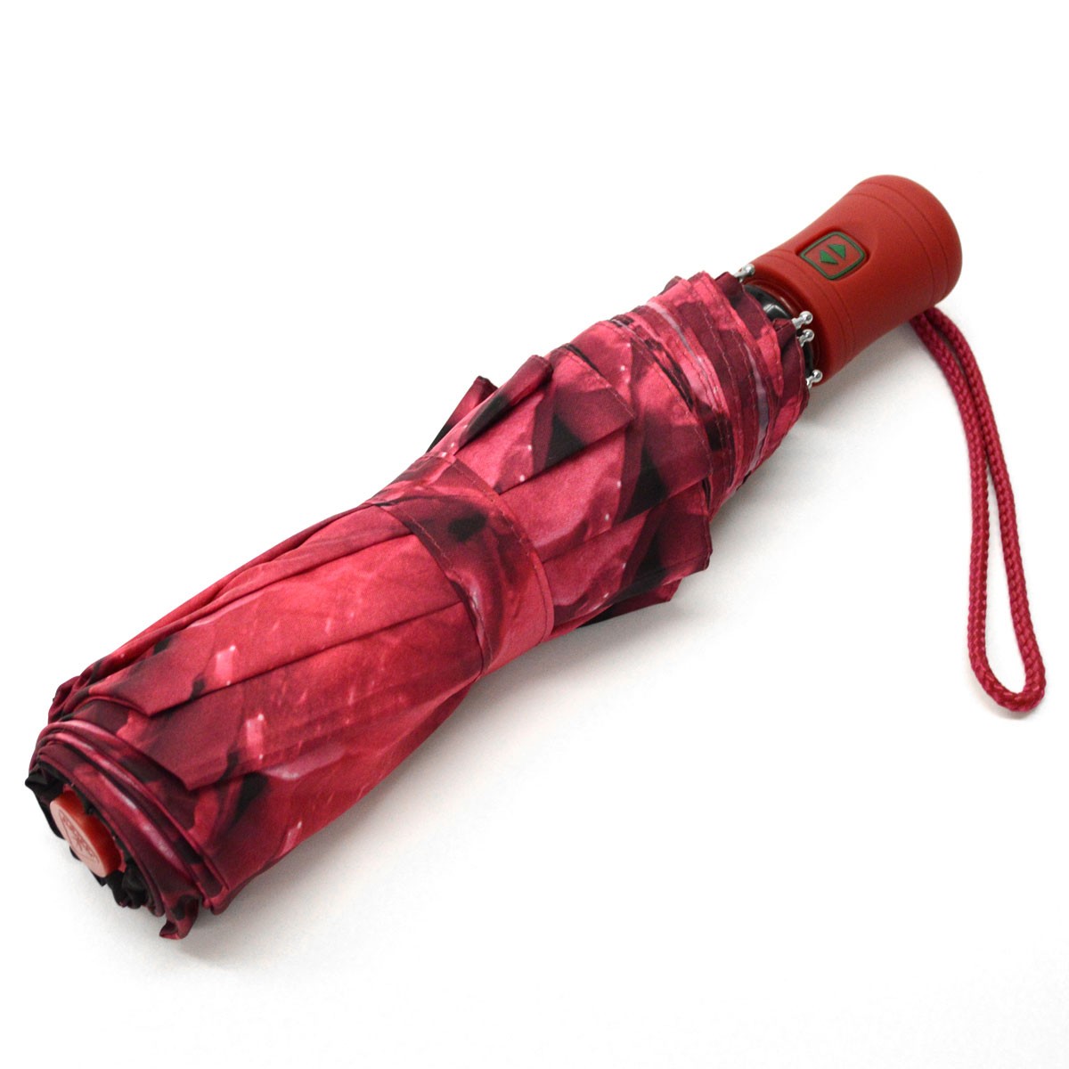 フルトン Fulton L346 020388 Open & Close-4 Photo Rose Red ローズプリント 折りたたみ傘 アンブレラ 英国王室御用達ブランド