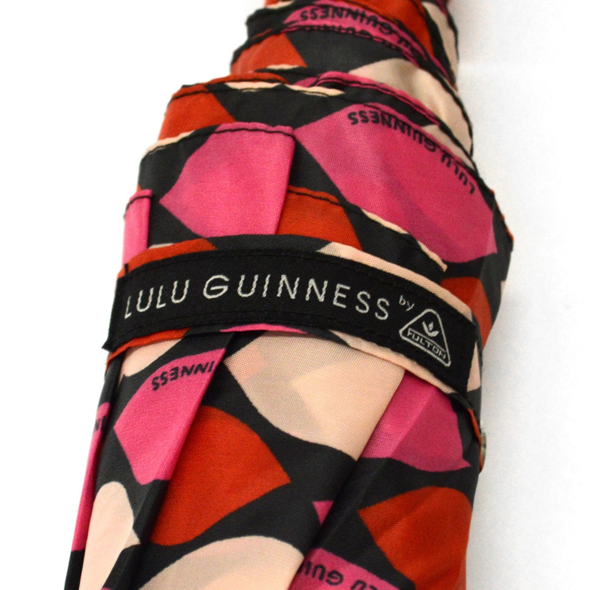 フルトン Fulton L718 029114 Superslim-2 Lip Grid 「Lulu Guinness」ルルギネス コラボモデル 折りたたみ傘 アンブレラ 英国王室御用達ブランド
