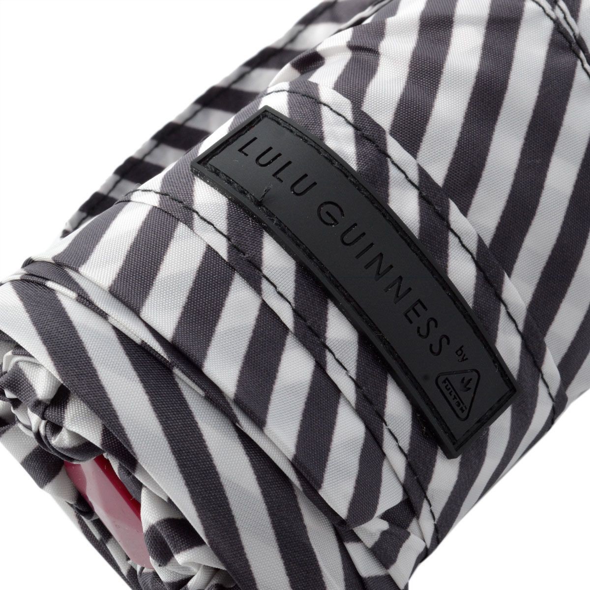 フルトン Fulton L717 030691 Tiny-2 Kooky Cat ネコプリント 「Lulu Guinness」ルルギネス コラボモデル フラット 長方形 軽量 コンパクト 折りたたみ傘 アンブレラ
