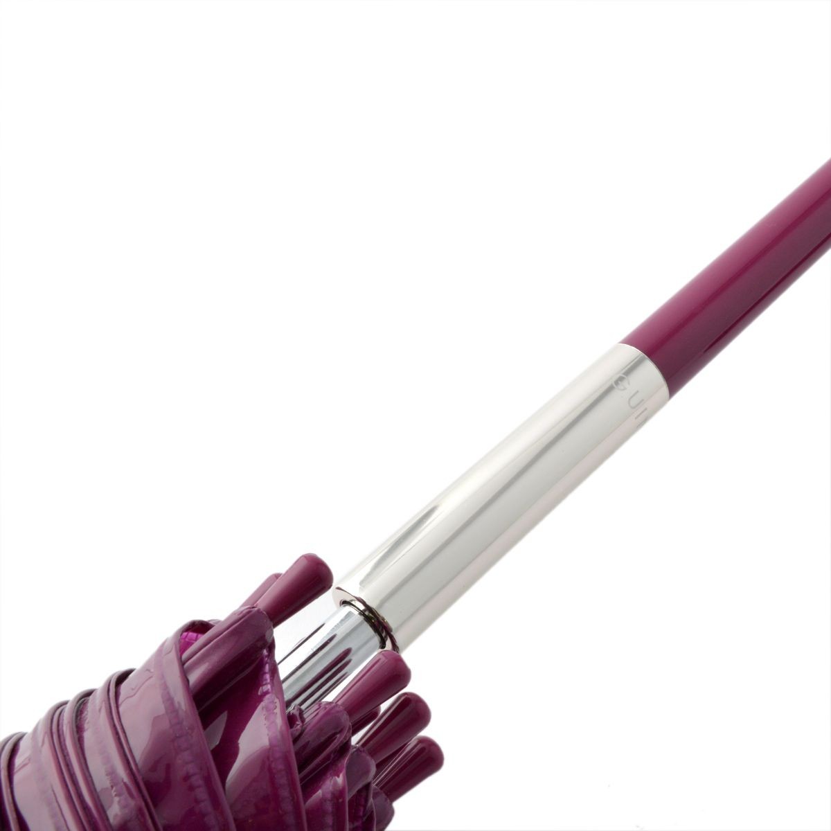 フルトン Fulton L719 029251 Birdcage-2 Abstract Lip Magenta  「Lulu Guinness」ルルギネス コラボモデル バードケージ ビニール傘 長傘 鳥かごのようなドーム型のフォルムが魅力的なアンプレラ