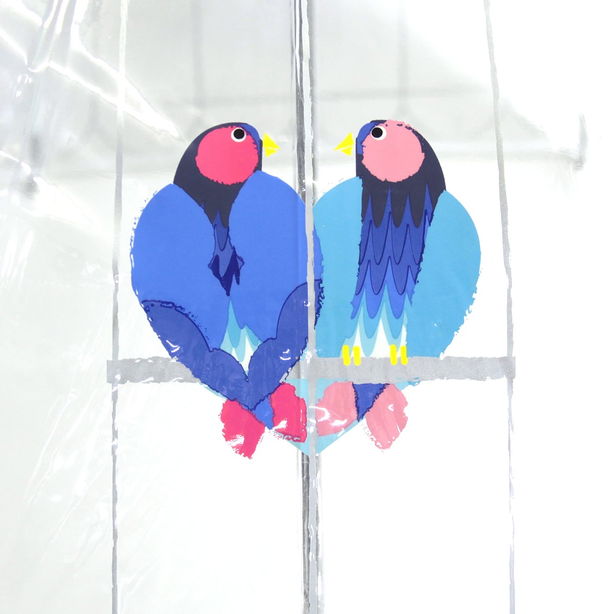 フルトン Fulton L719 031780 Birdcage-2 Lovebirds 「Lulu Guinness」ルルギネス コラボモデル バードケージ ビニール傘 長傘 鳥かごのようなドーム型のフォルムが魅力的なアンプレラ