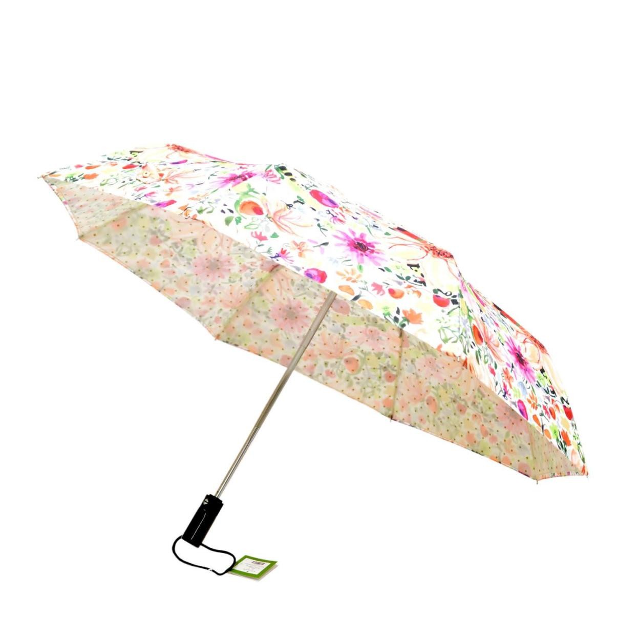 ケイトスペード Kate Spade 175131 off we go dahlia travel umbrella  ワンタッチ オートオープン 自動開き 折りたたみ傘 アンブレラ