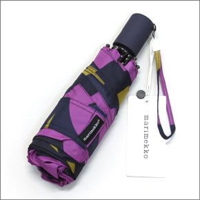 マリメッコ KAIVO AUTO-OPEN/CLOSE UMBRELLA カイヴォ レトロモダンな泉のモチーフ ワンタッチ オートオープン 折りたたみ傘 アンブレラ   038646 356 pink/navy/olive