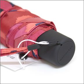 マリメッコ MINI-UNIKKO MINI MANUAL UMBRELLA ミニウニッコ柄 ミニマニュアル コンパクト 折りたたみ傘 アンブレラ  038653 301 red/dark red