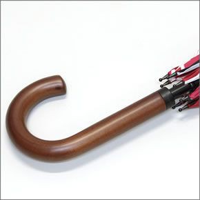 マリメッコ PIENI UNIKKO STICK UMBRELLA ウニッコ柄 ワンタッチ スティック傘 長傘 アンブレラ 038660 001 white/red