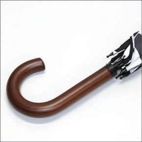 マリメッコ PIENI UNIKKO STICK UMBRELLA ウニッコ柄 ワンタッチ スティック傘 長傘 アンブレラ 038660 030 white/black/olive