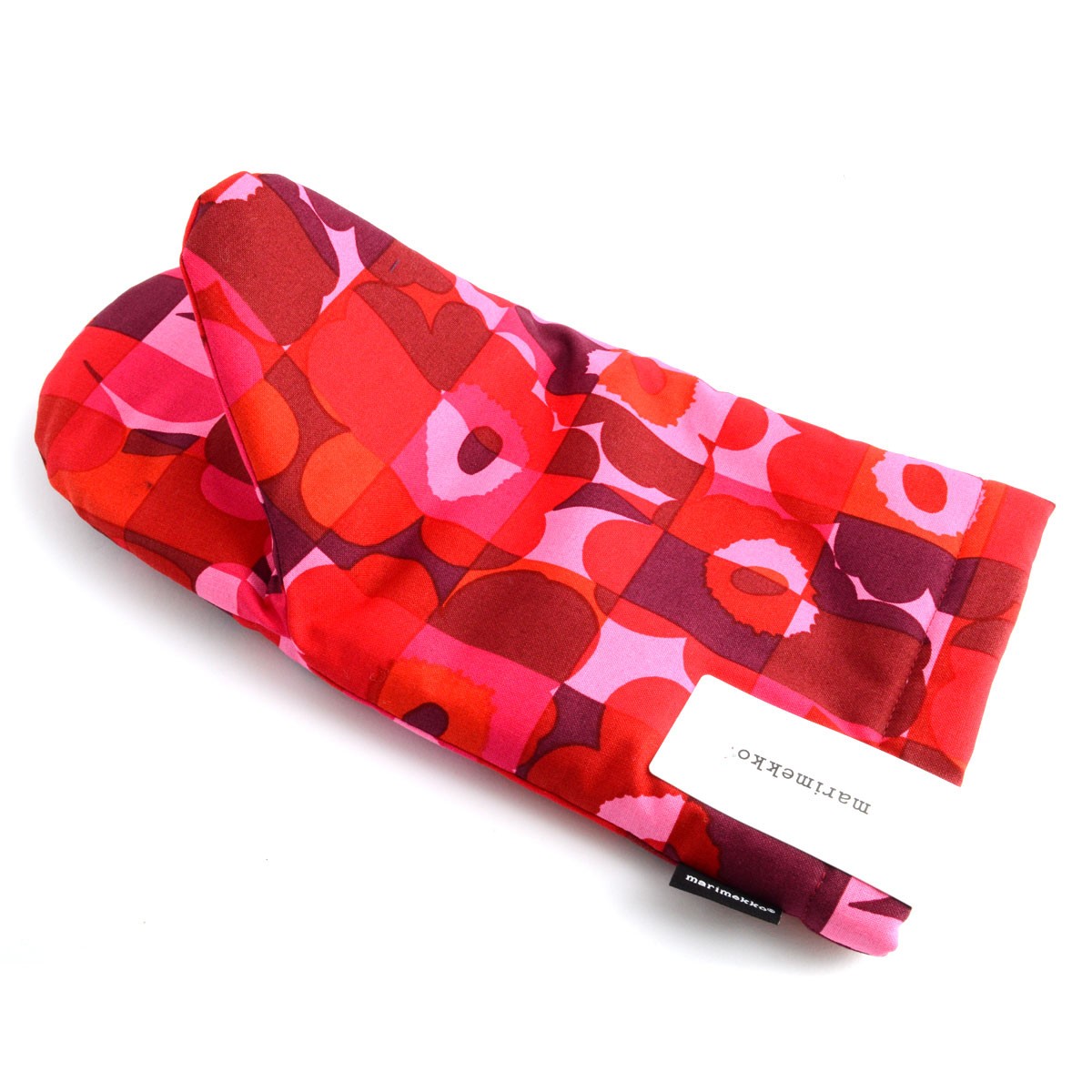 マリメッコ marimekko 067384 330 red/pink MINI RUUTU-UNIKKO OVEN MITTEN ミトン