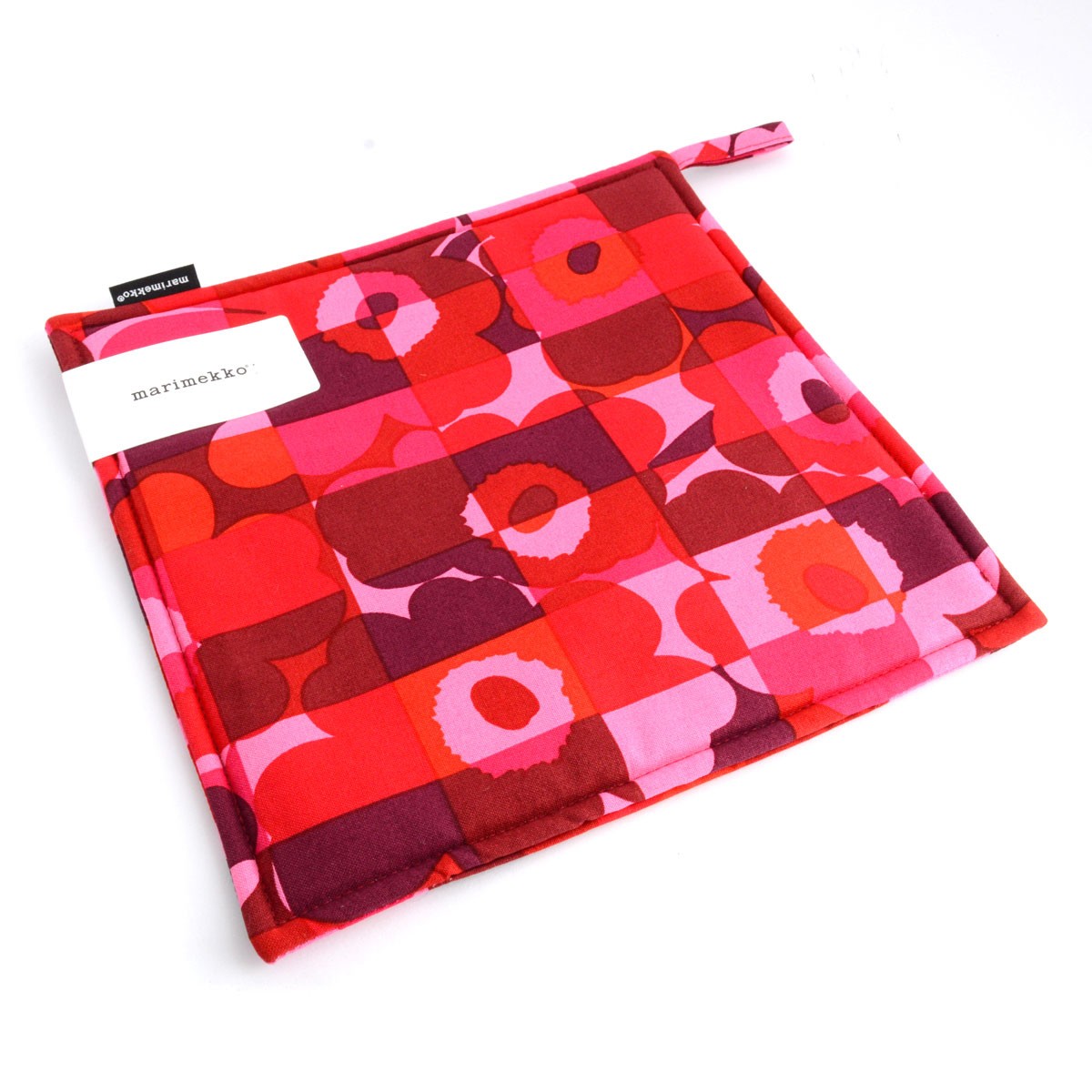 マリメッコ marimekko 067386 330 red/pink MINI RUUTU-UNIKKO POT HOLDER 鍋敷 ポットホルダー