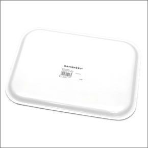 マリメッコ 067306 990 black/grey RUUTU-UNIKKO PLYWOOD TRAY  ウニッコ柄×チェック トレイ キッチントレー 20cm×27cm