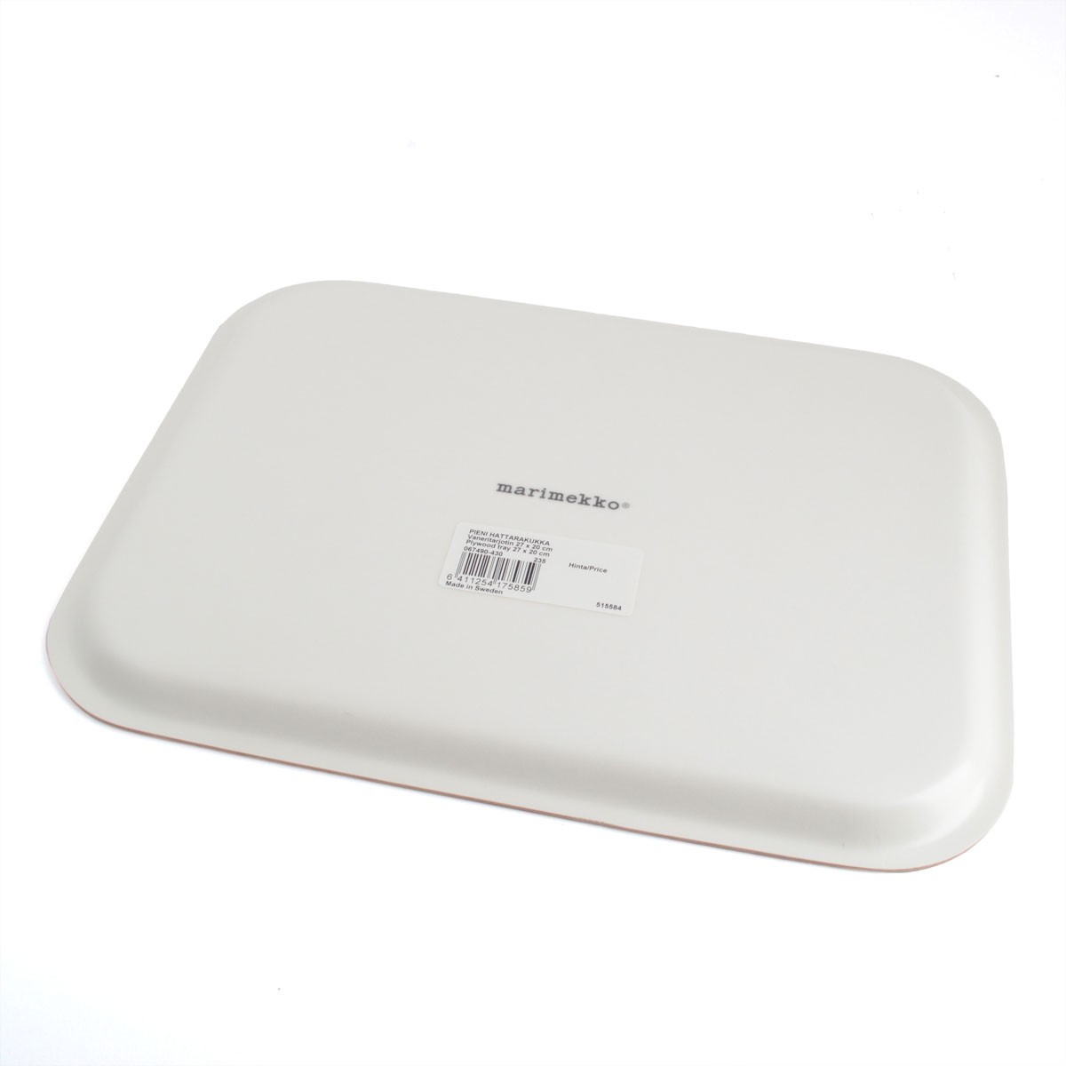 マリメッコ marimekko 067490 430 blum/red/yellow PIENI HATTARAKUKKA Plywood TRAY 27X20cm トレイ キッチントレー