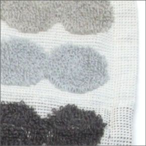 マリメッコ RASYMATTO MINI TOWEL 25cm×25cm 063908 190 grey/white ラシィマット柄 ミニタオル