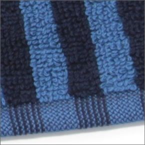 マリメッコ UJO MINI TOWEL 25cm×25cm 064393 550 blue/dark blue ボーダー柄 ミニタオル