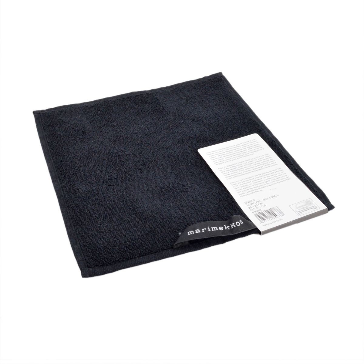 マリメッコ marimekko 068030 009 UNIKKO SOLID MINI TOWEL 25×25cm ミニタオル ハンドタオル