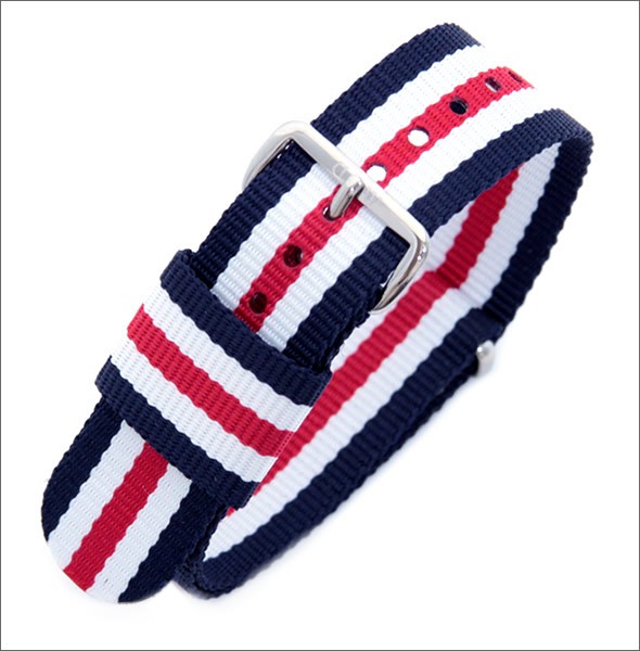 ダニエルウェリントン 0402DW 40mm用　カンタベリー 替用バンド（NATOストラップ）