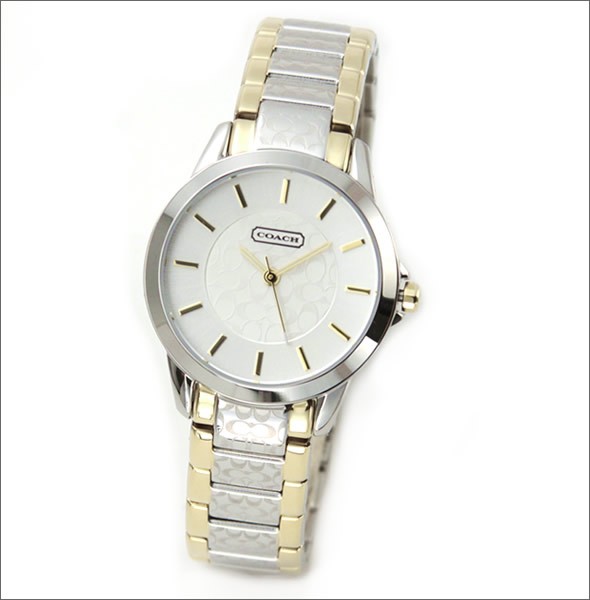 コーチ  ダイヤルとブレスにシグネチャーパターンをまとったラグジュアリーなレディス・ウオッチ 14501610