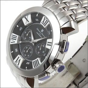 サルバトーレ・マーラ デカ・ケースに3Dインデックス。腕元に注目を集めるモテ・クロノウオッチ。  SM14107-SSBKSV