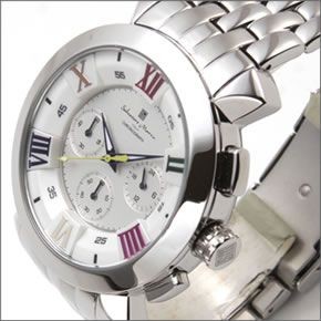 サルバトーレ・マーラ デカ・ケースに3Dインデックス。腕元に注目を集めるモテ・クロノウオッチ。  SM14107-SSWHCL