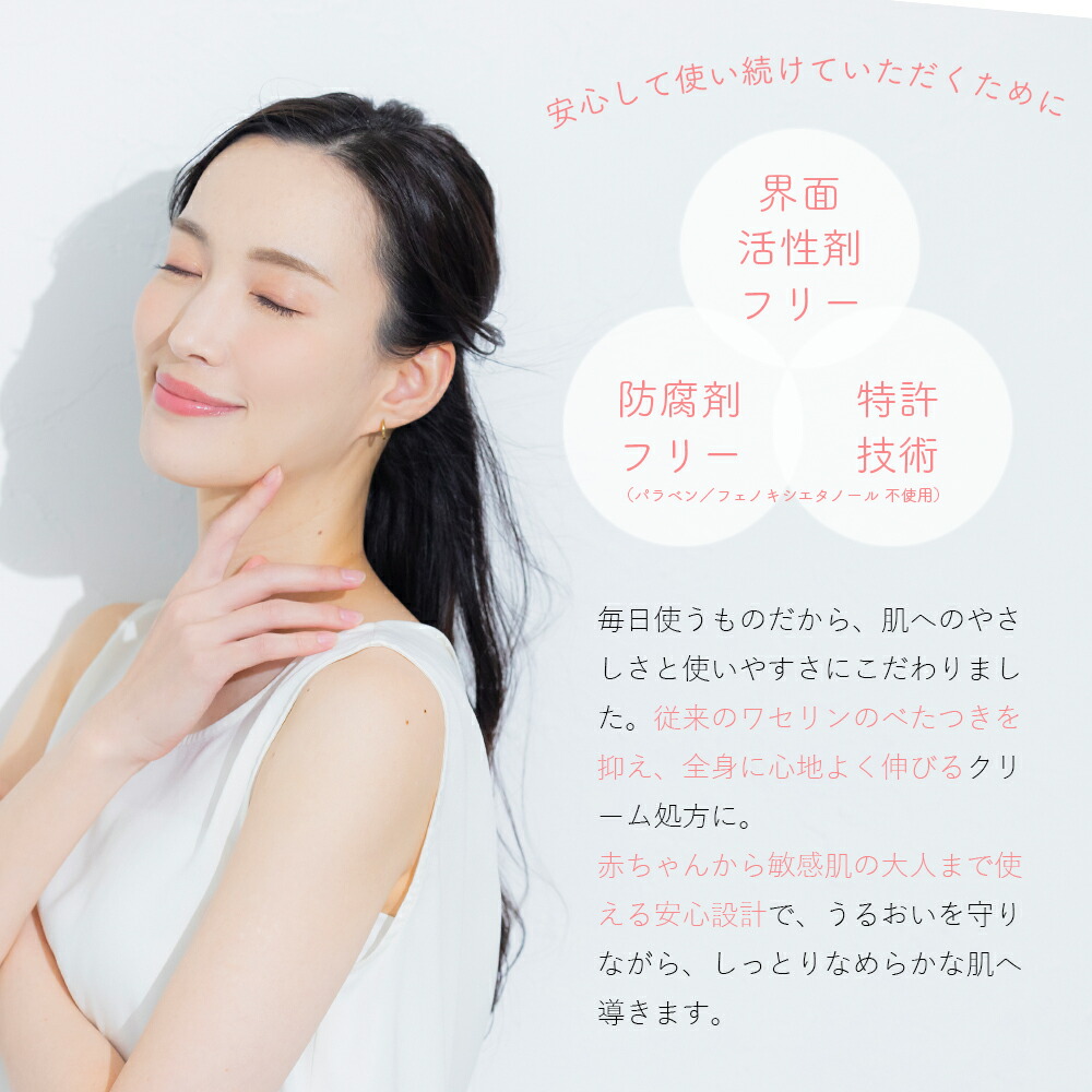 WCクリーム30【80mL】 WC CREAM ワセリン 特許技術 防腐剤フリー 合成