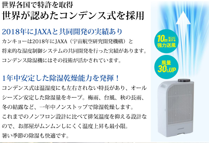 カンキョー カンキョーコンデンス除湿機ELDプラス 除湿機 衣類