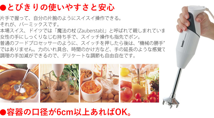 bamix（バーミックス） bamix M300 プラス ハンドブレンダー フード