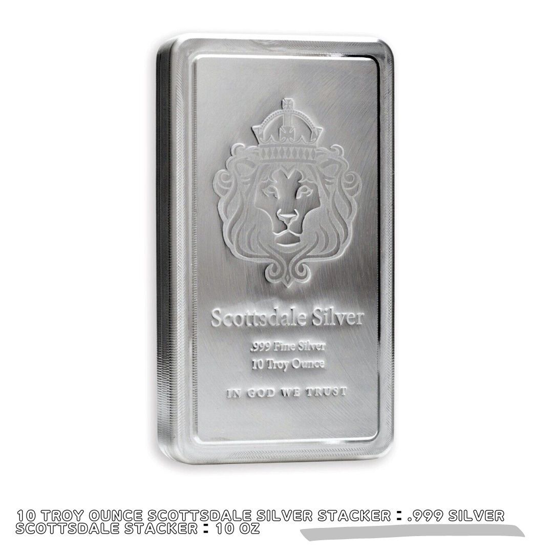 【品質保証書付】正規販売店 10 oz Silver Bar APMEX .999 Fine Silver シルバーバー 99.9% 金 銀 プラチナ パラジウム silver スコッツデール BK 3 :10005031 ys:Liberty Americaオンラインストア