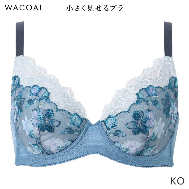 WACOAL ワコール 小さく見せるブラ レーシィ ブラジャー 3/4