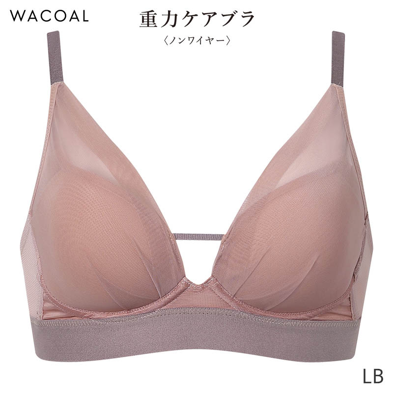 WACOAL（ワコール） 重力ケアブラ シンプル ブラジャー 3/4カップ ノン