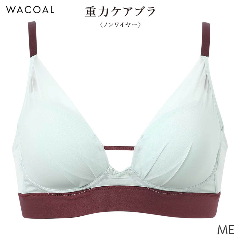 下着・アンダーウェア abc WACOAL（ワコール） 重力ケアブラ シンプル ブラジャー 3/4カップ ノン
