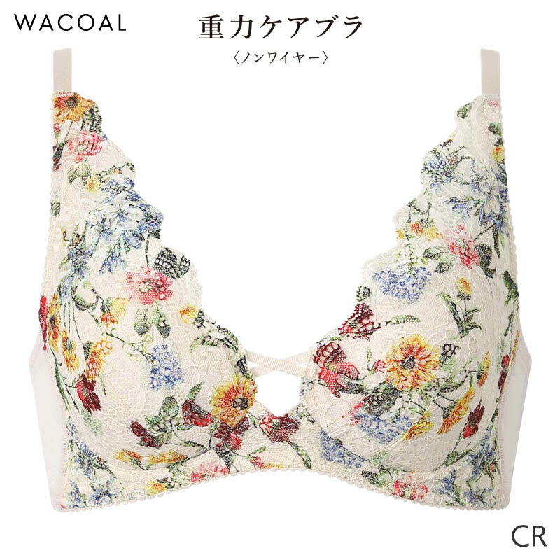 WACOAL（ワコール） 重力ケアブラ ブラジャー 3/4カップ ノンワイヤー