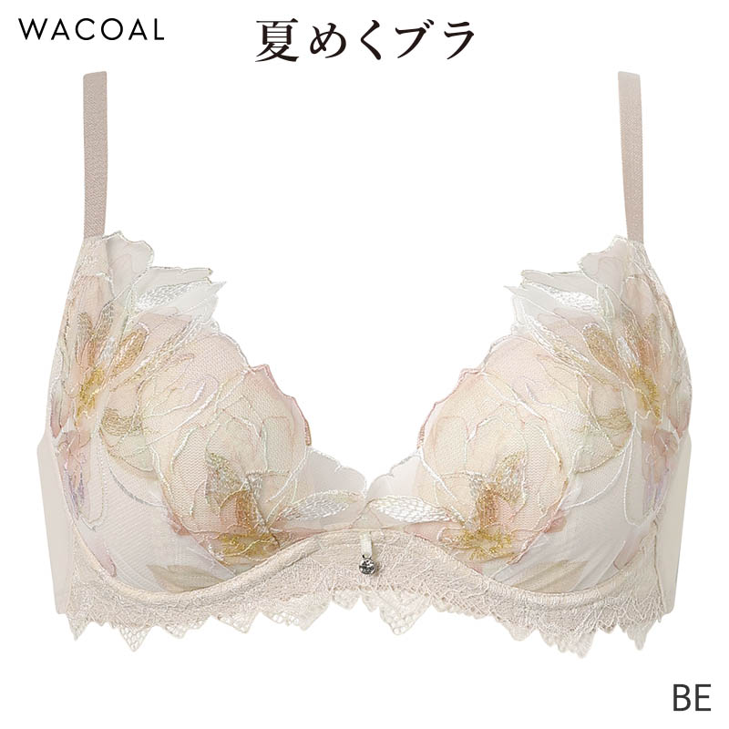 WACOAL（ワコール） 夏めくブラ ブラジャー 3/4カップ(D E F)BXB485