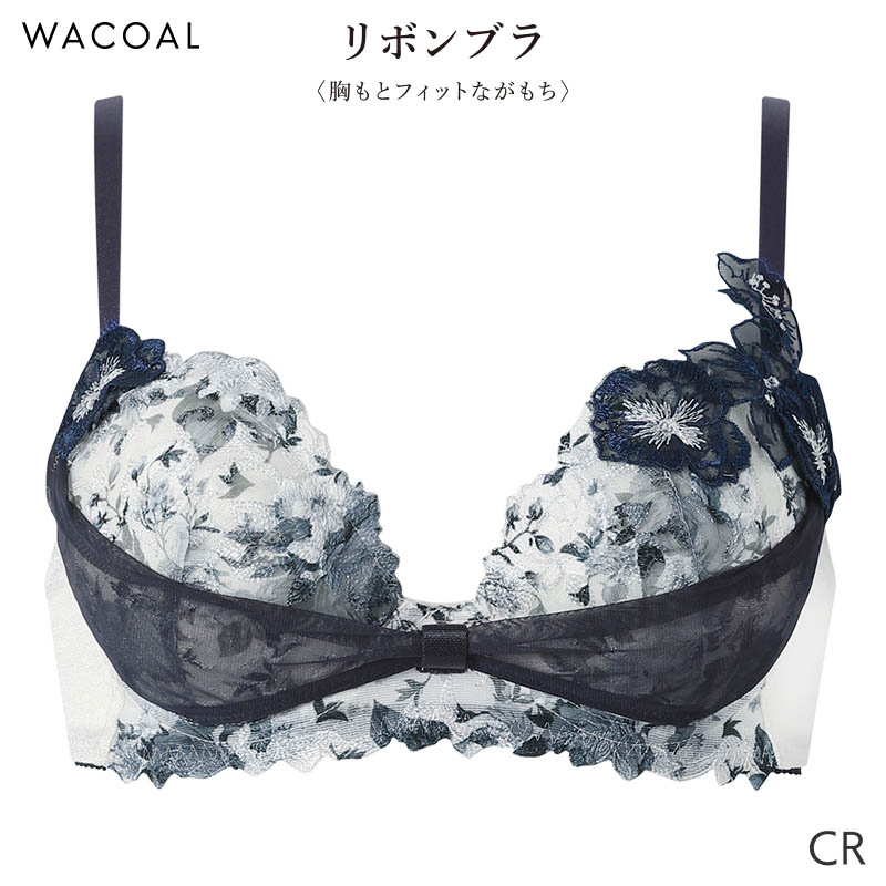 WACOAL（ワコール） リボンブラ 胸もとフィットながもち ブラジャー 3