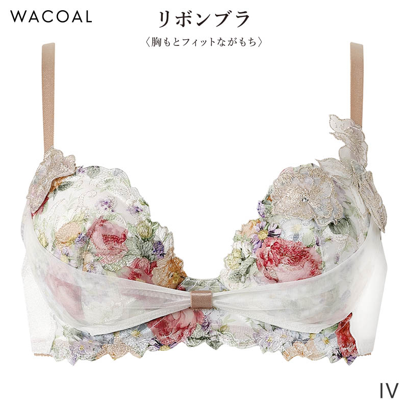 WACOAL（ワコール） リボンブラ 胸もとフィットながもち ブラジャー 3
