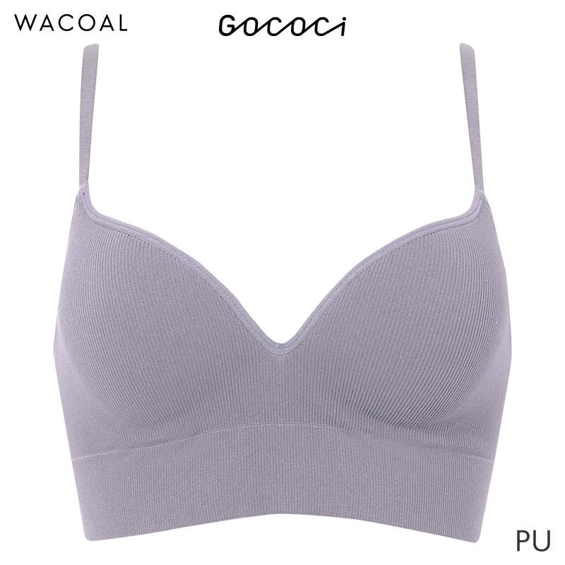 GOCOCi ワコール ゴコチ リブ素材 ハーフトップ ブラジャー ノン