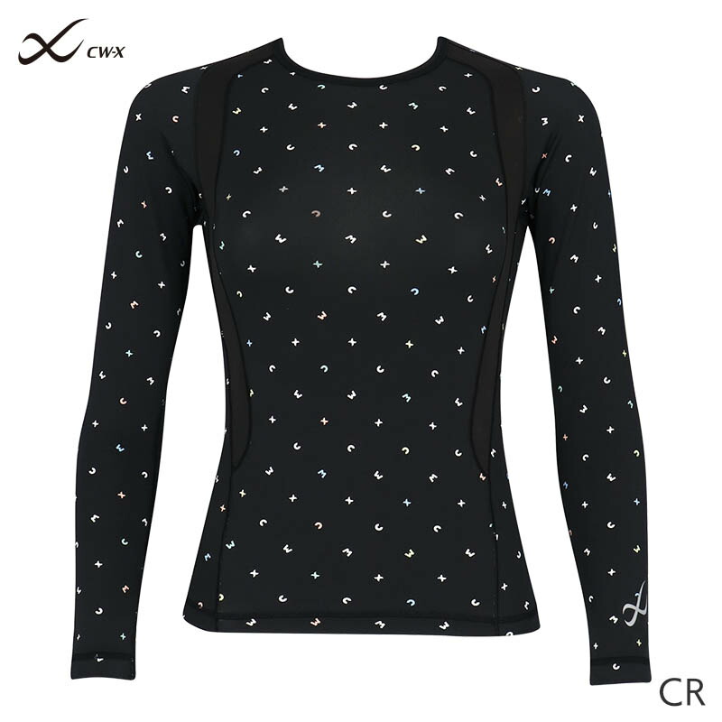 CW-X ワコール レディース スポーツトップ ジュウリュウ 丸首 長袖