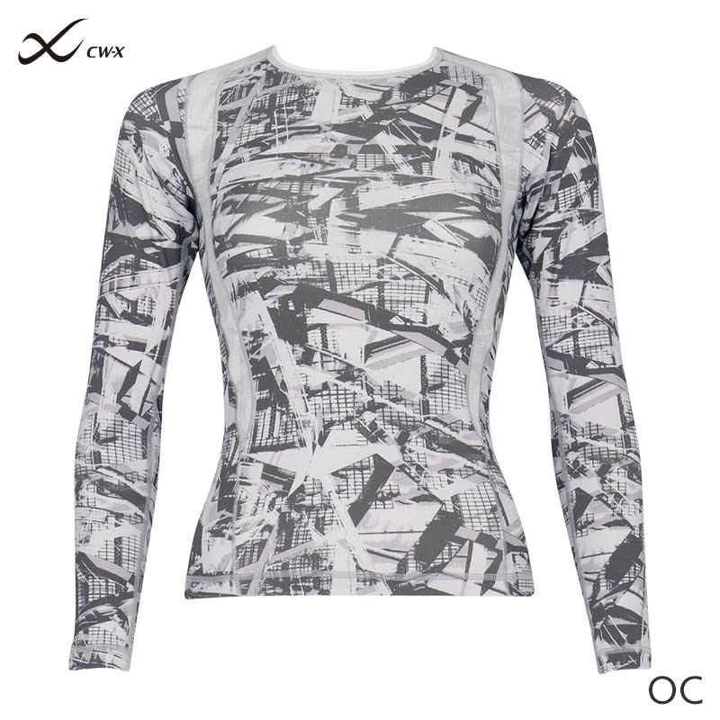 CW-X ワコール レディース スポーツトップ ジュウリュウ 丸首 長袖